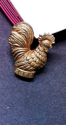 ไก่ปั๊ม เนื้อทองแดง หลวงปู่สรวง รุ่น เหนือดวงเสาร์ ๕ วัดถ้ำพรหมสวัสดิ์ เบอร์ 1595แยกมาจากชุดกรรมการ