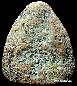 พระสังกัจจายน์ หลังยันต์ เนื้อผง