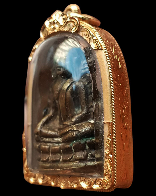 ชินราชอินโดจีน วัดสุทัศน์ พ.ศ. 2485 พิมพ์สังฆาฏิยาว มีคิ้ว ผิวเดิม โค้ดเต็ม องค์หนึ่งเดียวในสยาม