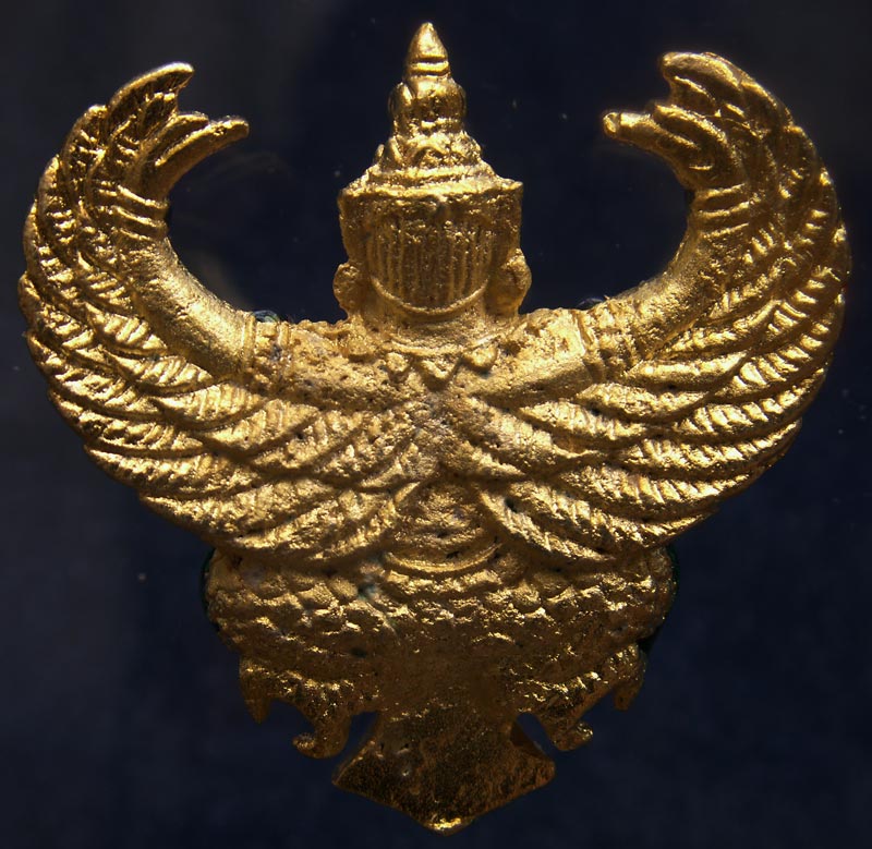 สวยดั่งทอง...พญาครุฑ พิธียกครุฑพ่าห์ ศาลจ.เบตง พ.ศ. 2555 เนื้อทองเหลืองกะไหล่ทองลงยา (9)