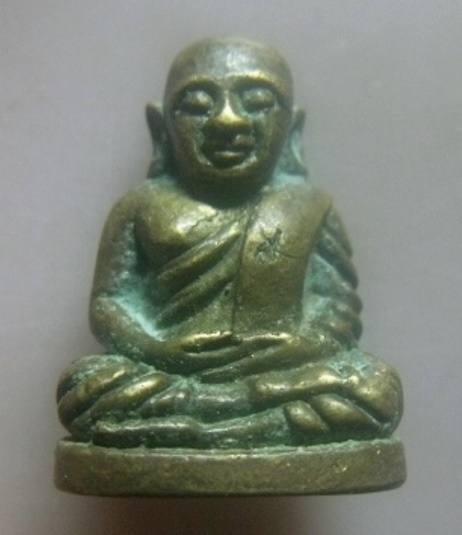 **เบา​ๆ​**รูปหล่อหลวงพ่อเงิน วัดบางคลาน เนื้อทองผสม เก่าๆ**เนื้อจัด ตอกโค้ด สวยๆ 