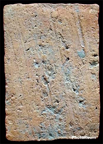 *พิมพ์สมาธิ ข้างยันต์ ฐานพ.ศ.๒๔๗๓ เนื้อดินเผา หลวงพ่อพ่วง วัดกก บางขุนเทียน ฝั่งธนฯ*