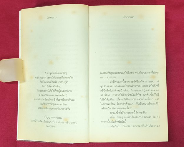 (ปิด79-) หนังสือโลกของเราขาวไม่เท่ากัน โดยม.ล.ปริญญากร ปกอ่อน 11.3x18.5ซ.ม. 357หน้า (สภาพมือ2)