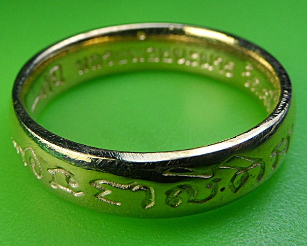 แหวนหลวงพ่อทองกลึง วัดเจดีย์หอย ปทุมธานี .2130.