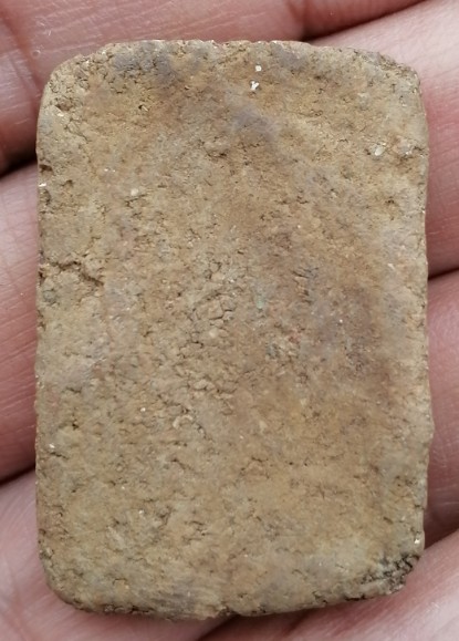 พระสมเด็จทรายเสก​ พิมพ์เกศยาว หลวงพ่อกวย วัดโฆสิตาราม จ.ชัยนาท​ ยุคต้น​ ปี​ 2500-2509​ เคาะเดียว(4) 