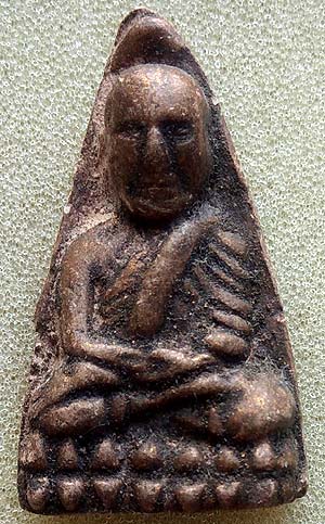 พระติดแผง พิมพ์ลป.ทวด เหยียบน้ำทะเลจืด