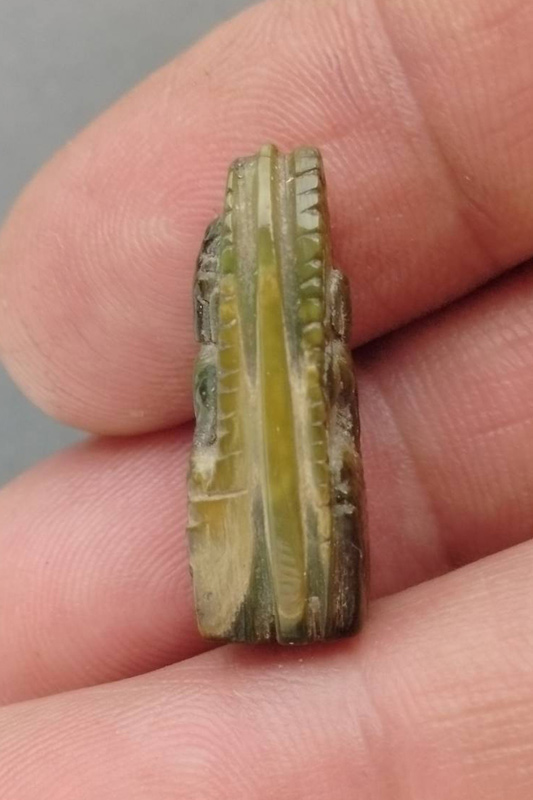 พระพุทธหลังนางกวัก แกะจากงา มีอายุ ศิลป์สวย