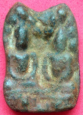 *นาคปรกคู่ สองหน้า เนื้อชิน*