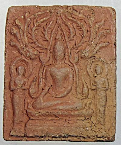 พระปรุหนังหลวงปู่ชื้น วัดญาณเสน อยุธยา เนื้อดิน