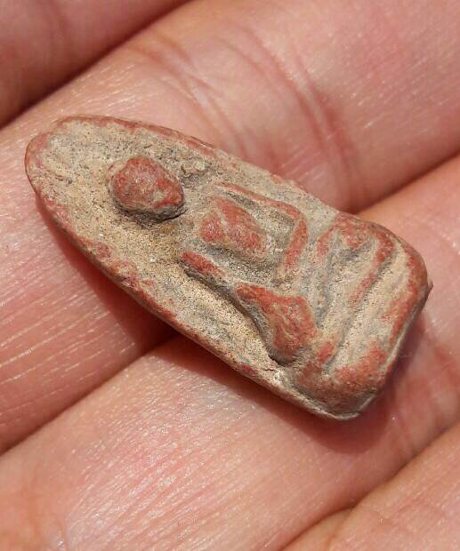 พระรอดมีคราบกรุ​ไม่ทราบที่ เคาะเดียว   