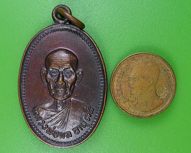 เหรียญหลวงพ่อผล วัดดักคะนน ชัยนาท .2613.