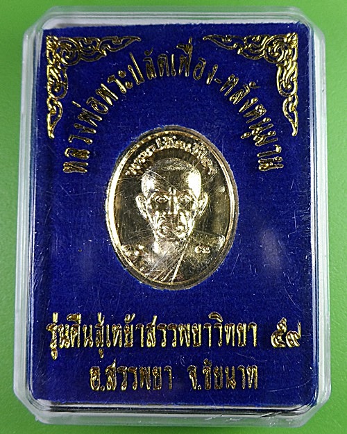 เหรียญพระปลัดเฟื่อง วัดวังหิน สรรพยา ชัยนาท .2854.