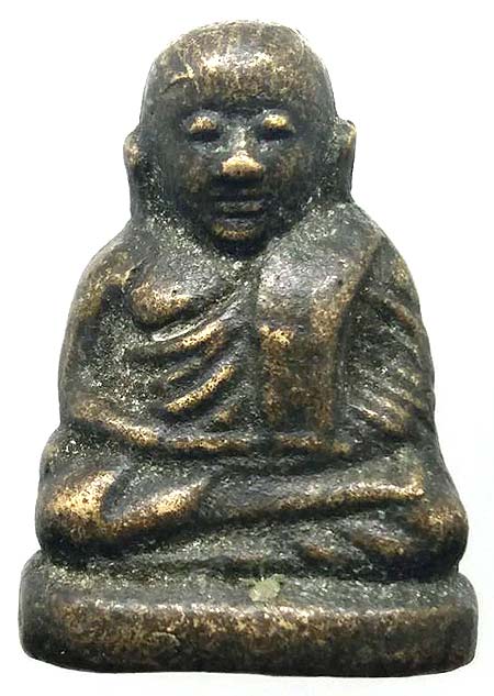 รูปหล่อลพ.เงิน วัดบางคลาน รุ่นปืนแตก ปี2528 พิมพ์เศียรเล็ก