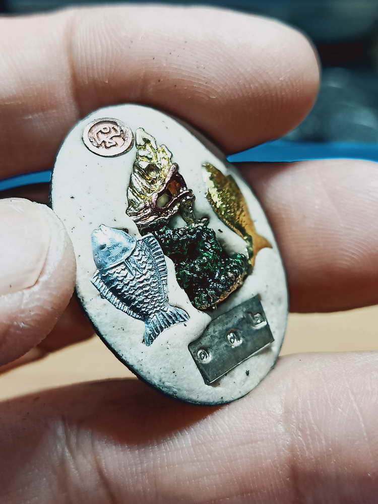 4-200 ล็อกเก็ตมหาบารมี รุ่นแรก หลวงปู่มูล วัดสมศรี อ.เมือง จ.ขอนแก่น 2562 เลข 132 กล่องเดิม