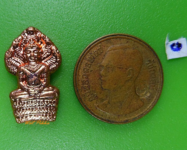 พระปรกใบมะขามหลวงพ่อปุ่น วัดใหม่กระทุ้มล้ม กทม. .3425.