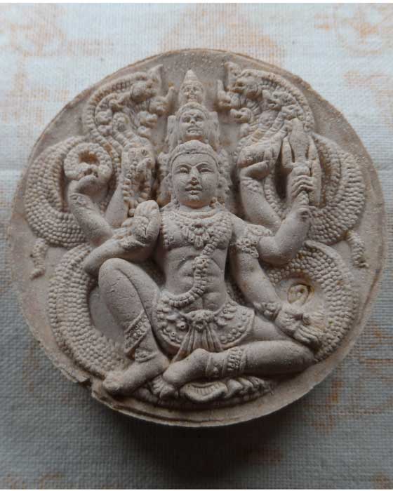 จตุคามรามเทพ รุ่นเก้าหน้า มหาโชค มหาเศรษฐี วัดคงคาวง (อ้ายเขียว) จ.นครศรีธรรมราช ปี๒๕๕๐