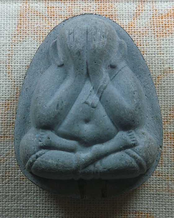 พระปิดตาจัมโบ้ รุ่นร่มเย็น หลวงพ่อเปิ่น วัดบางพระ จ.นครปฐม ปี๒๕๓๗