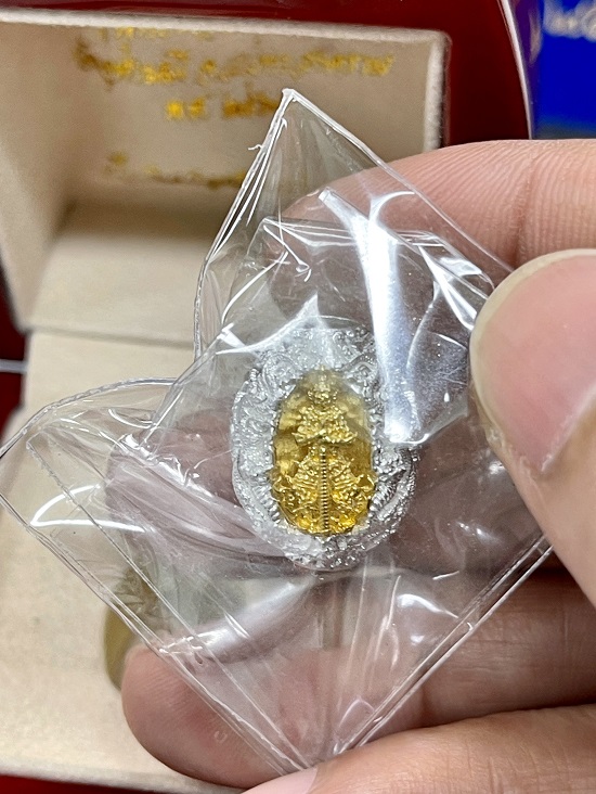 ประคำโทน พุทธศิลป์ รุ่น ๑ เนื้อเงิน องค์ทองคำ หมายเลข 1461 "ราคาต่ำกว่าจอง"