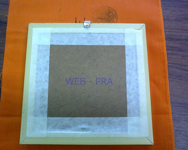 แผ่นยันต์หลวงปู่ม่วง วัดยางงาม จารมือ พร้อมกรอบ ปี 2549 สวยงาม สร้างน้อย หายาก ตอกโค๊ต