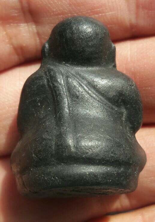 พระสังกัจจายน์ลอยองค์ หลวงพ่อกวย วัดโฆสิตาราม เนื้อดินดำ อุดกริ่ง หายาก จ.ชัยนาท เคาะเดียว