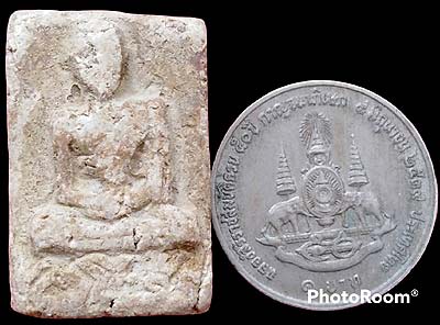 *รูปเหมือน หลวงพ่อโบ้ย วัดมะนาว สุพรรณบุรี เนื้อผงธูปผสมชานหมาก*