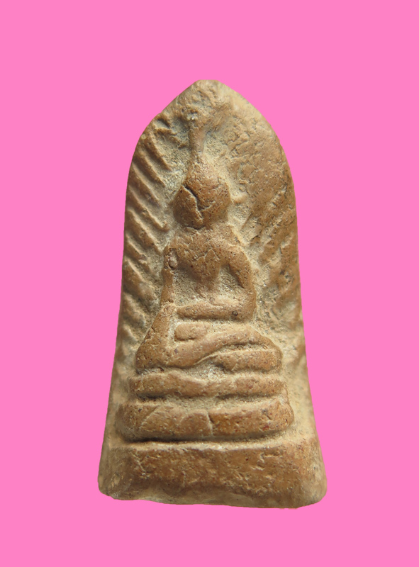 พระรอด โพธิ์ขีด เนื้อดิน เก่า