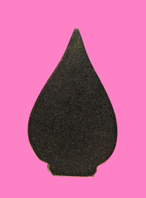 พระปิดตาโพธิ์ดำ เนื้อผงคลุกรัก เก่า