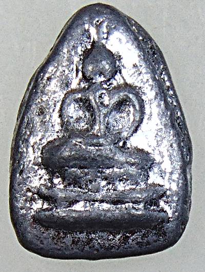 ๒๐ พระพิมพ์หยดน้ำหลวงพ่อขัน วัดนกกระจาบ เนื้อตะกั่ว  ย้อนยุค