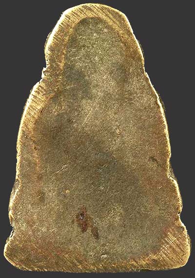 รูปเหมือนครึ่งซีก เนื้อทองเหลืองเก่า