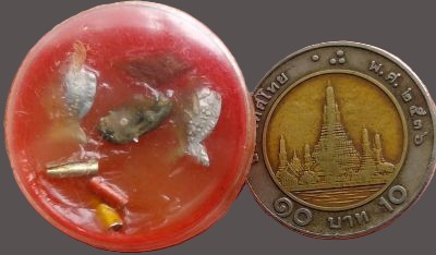 *ตลับสีผึ้ง เลข 1 หลวงพ่อสุด วัดกาหลง สมุทรสาคร*