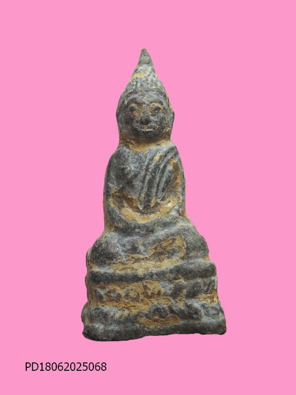 พระแก้บน เนื้อชินสนิมแดง องค์นี้เนื้อในแดง เหมาะสำเร็จผู้เริ่มศึกษาเนื้อชินสนิมแดง