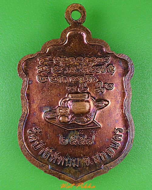 เหรียญหลวงปู่บุญมา วัดป่าสีห์พนม สกลนคร .3957.