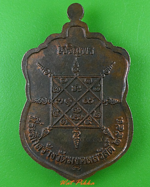 เหรียญเจริญพรหลวงปู่หนูเพชร วัดป่าภูมิพิทักษ์ สกลนคร .4026.