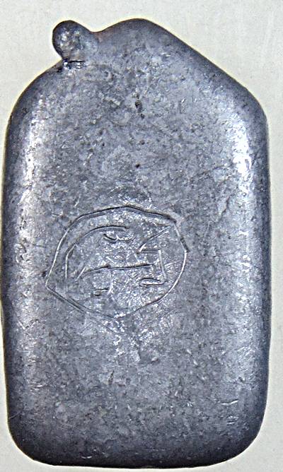 ๒๐ พระปิดตาหลวงพ่อขันวัดนกกระจาบ เนื้อตะกั่ว จารหลัง ย้อนยุค