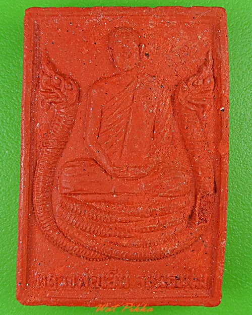 พระผงหลวงพ่อเย็น วัดพระพุทธบาทภูควายเงิน เลย .4099.