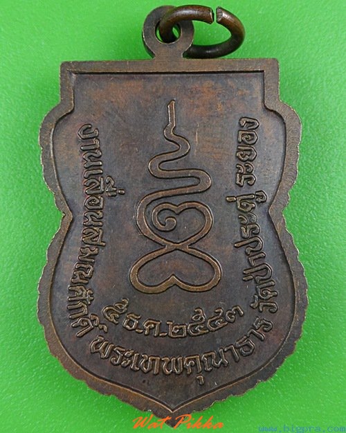 เหรียญเลื่อนสมณศักดิ์หลวงพ่ออภัย วัดป่าประดู่ ระยอง .4133.