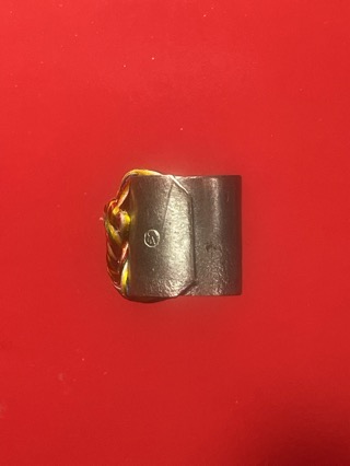 ตะกรุด ลูกอมโลกธาตุ พระมหาสุรศักดิ์ วัดประดู่พระอารามหลวง สมุทรสงคราม เนื้อดีบุก พร้อมกล่องเดิม