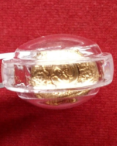 ลูกอมพระสังกัจจายรุ่นแรก เนื้อทองทิพย์ หลวงพ่อเพี้ยน วัดเกริ่นกฐิน ปี53 โค๊ต ว.ฐ อุดกริ่ง..เคาะเดียว