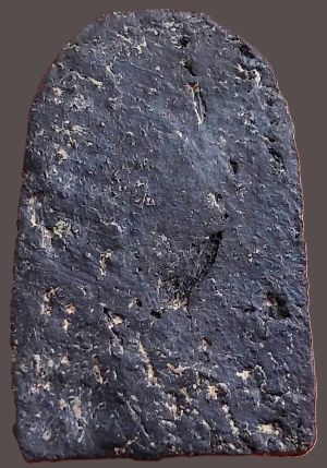 *พิมพ์สมาธิ ฐานตัวนะ ซุ้มเถาวัลย์เลื้อย เนื้อผงใบลาน กรุวัดชนะสงคราม กทม.*