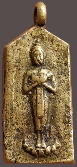 *เหรียญหล่อฯ ปางยืนรำพึง (วันศุกร์) ปี๒๔๙๔ ท่านเจ้าคุณศรีฯ(สนธิ์) วัดสุทัศน์ฯ กทม.*