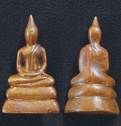 พระพุทธหล่อโบราณ เนื้อทองผสมครับ