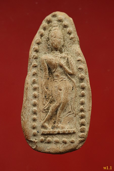 พระลีลาข้างเม็ด กรุลานดอกไม้