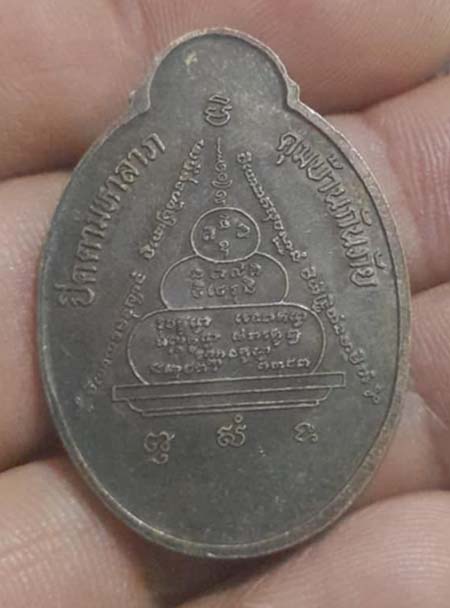 เหรียญคุมบ้าน กันภัย วัดศรีประจันตคาม เนื้อทองแดง