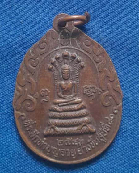 เหรียญหลวงปู่สอ  วัดป่าหนองแสง  ปี2543  เนื้อทองแดง