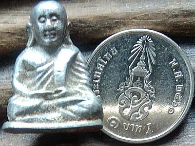 รูปหล่อฯหลวงพ่อเงิน วัดบางคลาน อลูมิเนียม