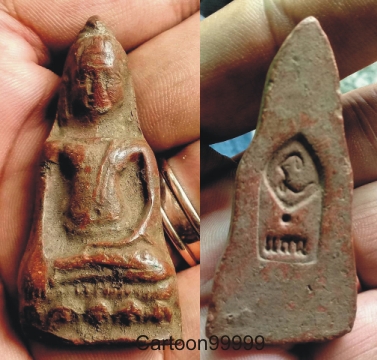 พระหูยานเนื้อดิน หลวงพ่อหว่าง วัดกำแพงแสน นครปฐมครับ สวย เดิม ครับผม 