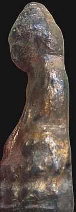 *พระกริ่งครึ่งซีกเนื้อผงใบลาน หลวงพ่อสังกิจโจ วัดเขาพระงาม รุ่นแรก ปี๒๔๙๙*