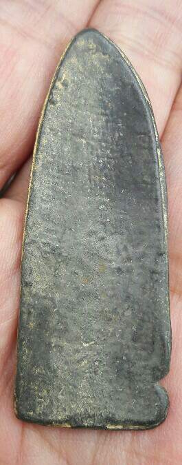 พระลีลาข้างเม็ด เนื้อชิน ไม่ทราบที่ เคาะเดียว   