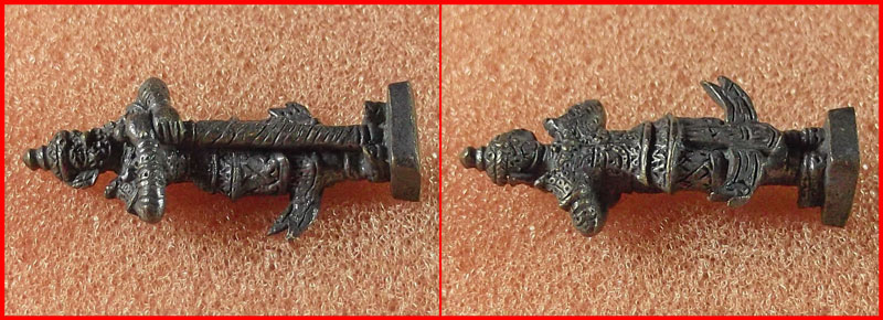 ท้าวเวสสุวรรณ อาจารย์หม่อม นิรนามไตรภูมิ พิมพ์เล็ก เนื้อโลหะผสม ปี 2549 #1