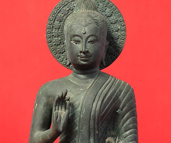 พระบูชาพระคันธราชประทานพร ก้นดินไทย หน้าตัก 9 นิ้ว